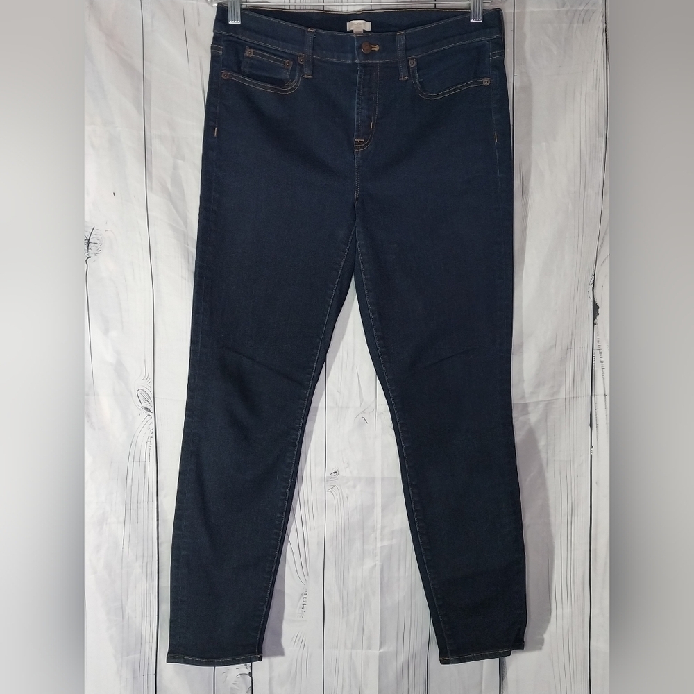 J.Crew Factory Women's Dark Blue Skinny Jeans